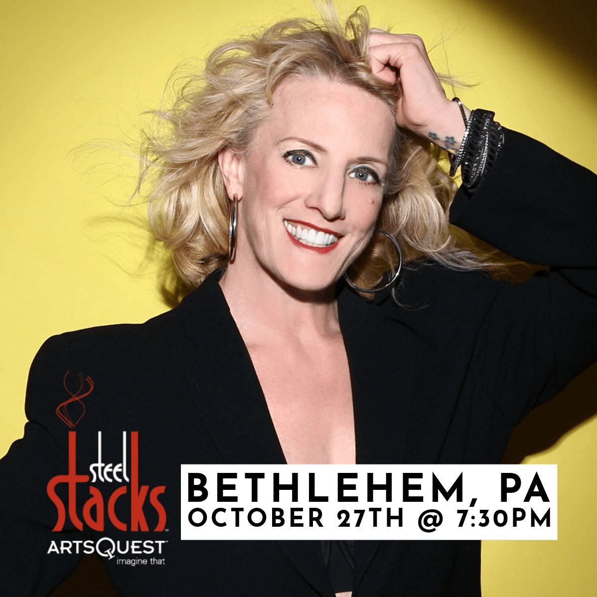 Suzanne Westenhoefer performing at Steel Stacks in Bethlehem, PA on 10/27 at 7:30pm
