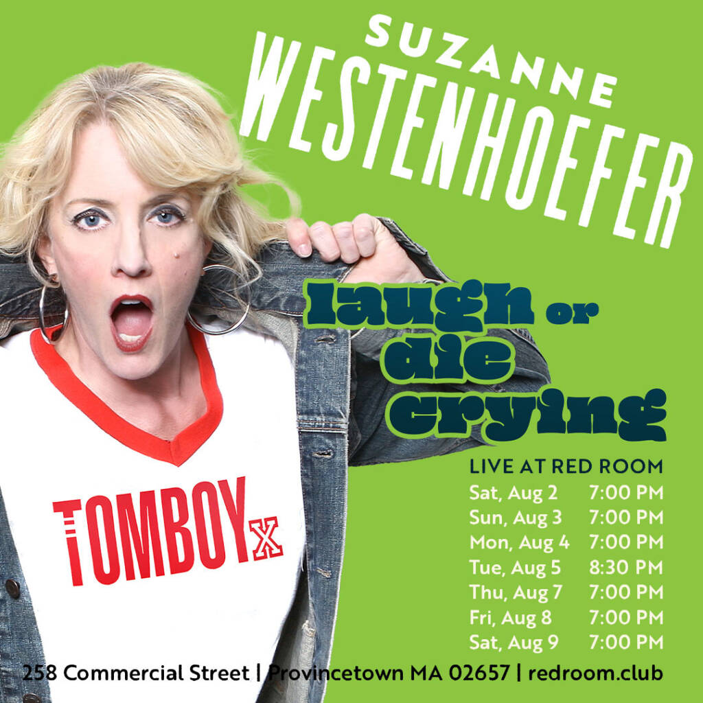 Suzanne Westenhoefer performing live at the Red Room in August 2025
