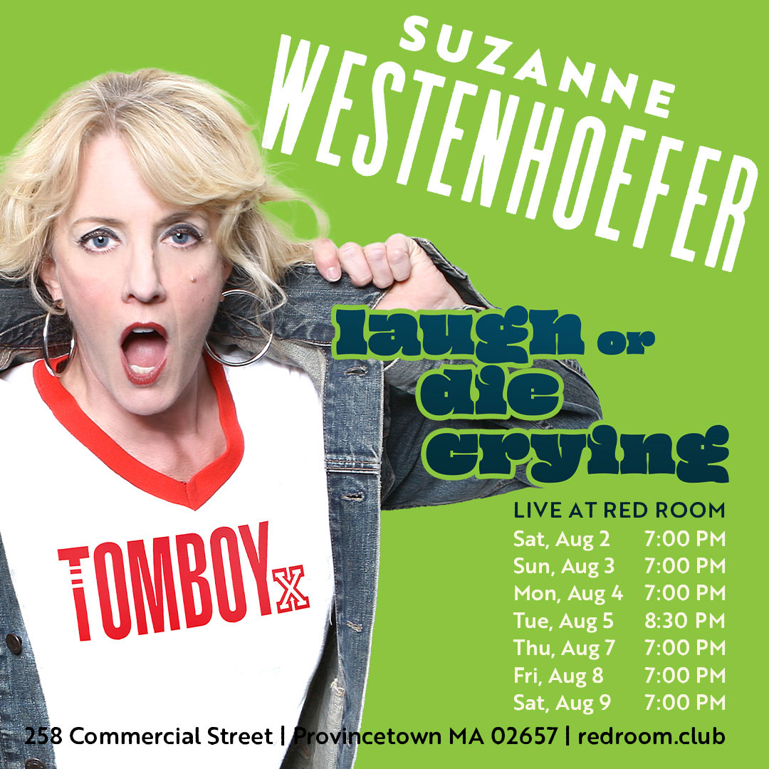 Suzanne Westenhoefer performing live at the Red Room in August 2025