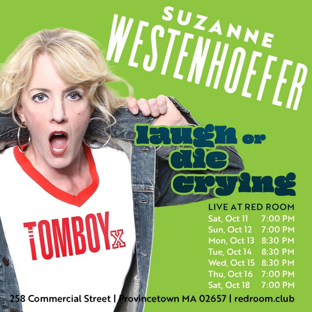 Suzanne Westenhoefer performing live at the Red Room during Women's Week 2025